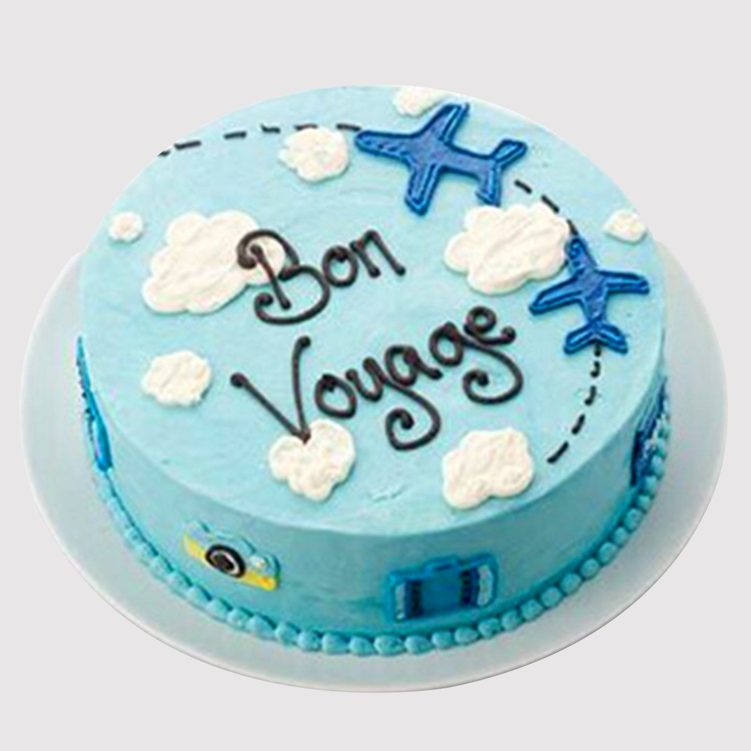 bon voyage party cakes